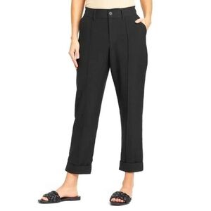 a new day high rise slim straight pintuck ankle pants